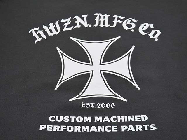 ��2����HWZN BROSS/�ϥ�����֥�����2025AW��Iron Cross Crew Neck Sweat Shirt/�������󥯥������롼�ͥå��������åȥ���ġ�
