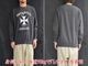 ��2����HWZN BROSS/�ϥ�����֥�����2025AW��Iron Cross Crew Neck Sweat Shirt/�������󥯥������롼�ͥå��������åȥ���ġ�