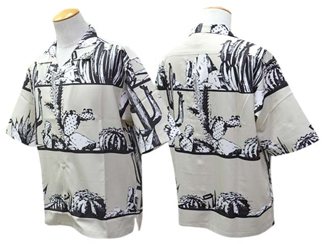 ��2����BLUCO/�֥륳��2026SS��Open Collar S/S Shirt��CACTUS��/�����ץ󥫥顼���硼�ȥ��꡼�֥���ġɥ��������ɡ�(163-21-017)