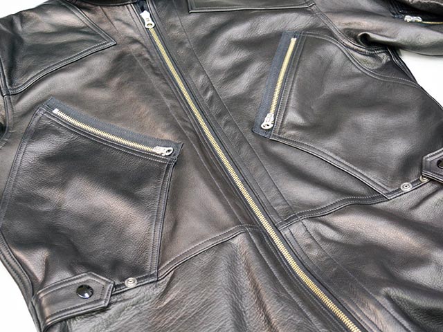��MOSSIR by FINE CREEK&CO/�⥷���� �Х� �ե����󥯥꡼������ɥ����ۡ�Washable Leather Flight Suit��ALBERT��/�����å���֥�쥶���ե饤�ȥ����ġɥ���С��ȡɡ�(MOAO001)