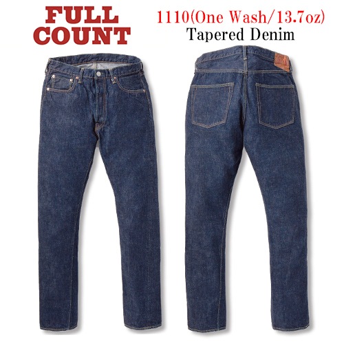 ��FULLCOUNT/�ե륫����ȡۡ�Tapered Straight Denim Pants/�ơ��ѡ��ɥ��ȥ졼�ȥǥ˥�ѥ�ġ�(1110W/13.7oz)