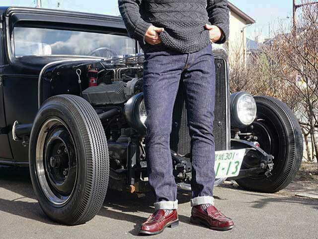 ��FULLCOUNT/�ե륫����ȡۡ�Tapered Straight Denim Pants/�ơ��ѡ��ɥ��ȥ졼�ȥǥ˥�ѥ�ġ�(1110W/13.7oz)