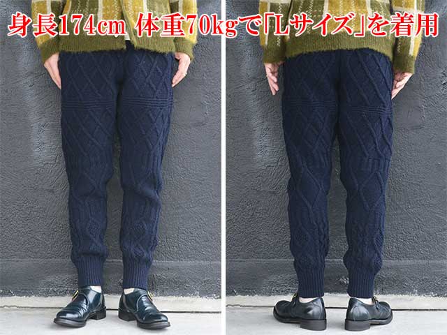 ��JELADO��PRODUCT��/�����顼�ɡɥץ������ȡɡ�2024AW��Cable Pants/�����֥�ѥ�ġ�(JP03825)