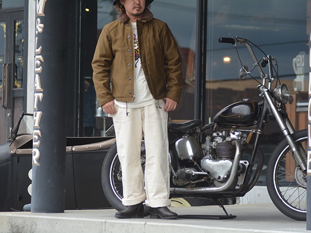 FREE WHEELERS/ե꡼ۥ顼2025FWNAVY DEPARTMENT JACKET,DECK,ZIP TYPE N-1/ͥӡǥѡȥȥ㥱å ǥååץN-1(2531001)