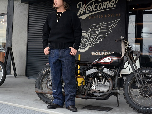 ��2����FREE WHEELERS/�ե꡼�ۥ����顼����2025FW��RAGLAN SLEEVE SWEATER��TRAILBLAZER��/�饰��󥹥꡼�֥��������ɥȥ쥤��֥쥤�����ɡ�(2536001)