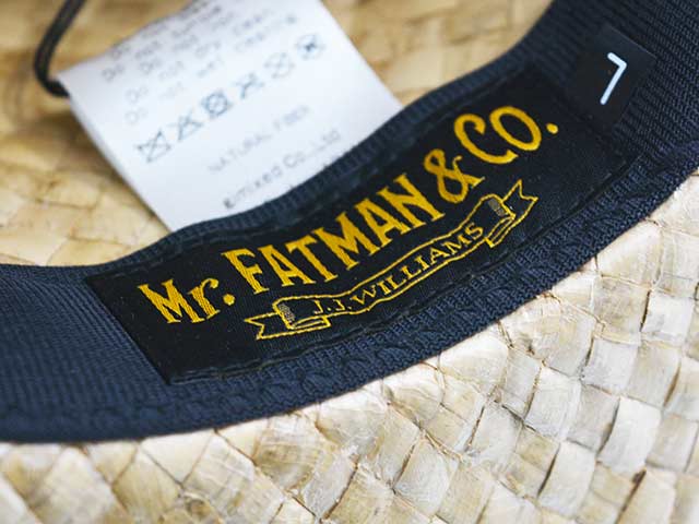 ��J.J. WILLIAMS FEDORA by Mr.FATMAN/J.J.�����ꥢ�ॹ�ե��ɥ�by�ߥ������ե��åȥޥ��2026SS��Birds Eye Coconut/�С������������ʥåġ�(6261001)
