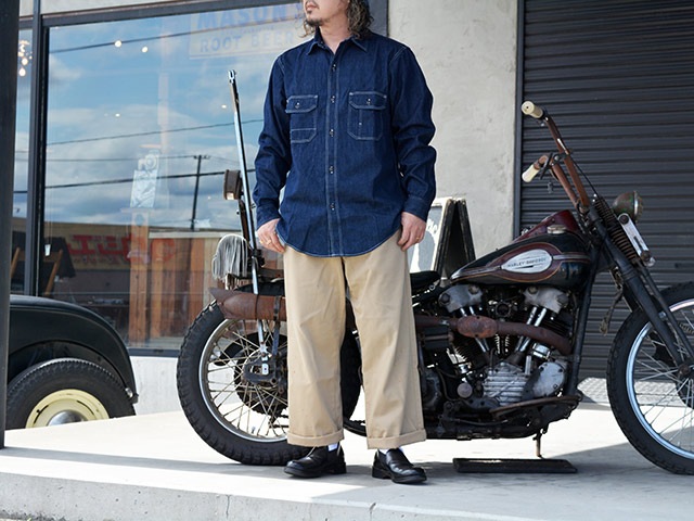 ��FREE WHEELERS/�ե꡼�ۥ����顼����2026SS��MECHANIC SHIRT��Birner��/�ᥫ�˥å�����ġɥС��ʡ��ɡ�(2623002)