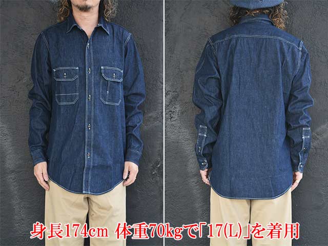 ��FREE WHEELERS/�ե꡼�ۥ����顼����2026SS��MECHANIC SHIRT��Birner��/�ᥫ�˥å�����ġɥС��ʡ��ɡ�(2623002)