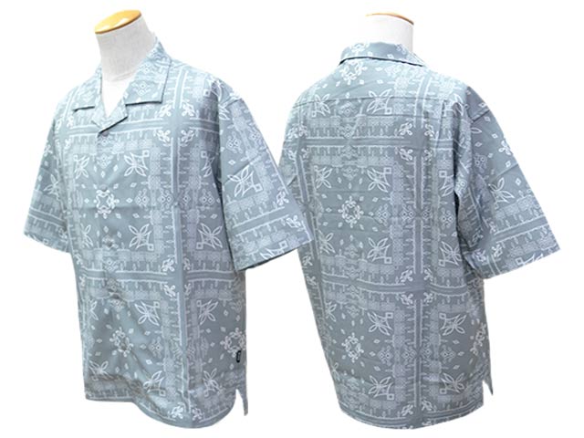 ��2����BLUCO/�֥륳��2026SS��Open Collar S/S Shirt��BANDANA��/�����ץ󥫥顼���硼�ȥ��꡼�֥���ġɥХ���ʡɡ�(163-21-018)