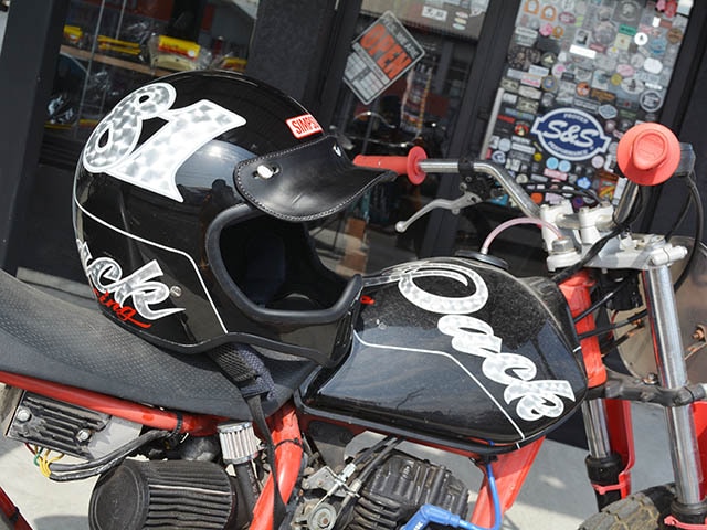 Round head/ラウンドヘッド】「Leather Visor”MTX”/レザーバイザー”MTX