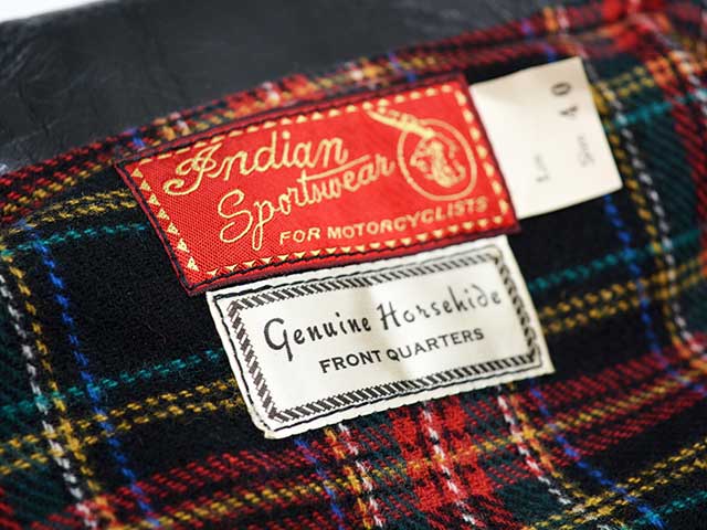 ��INDIAN MOTORCYCLE/����ǥ�����⡼������������ۡ�Horse Hide Double Riders Jacket/�ۡ����ϥ��ɥ��֥�饤���������㥱�åȡ�(IM80680)