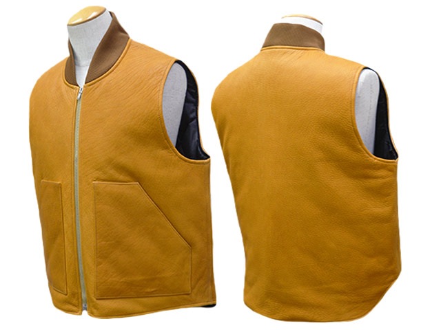 ��2����CWORKS by FINE CREEK&CO/��������� �Х� �ե����󥯥꡼������ɥ����ۡ�Deerskin Work Vest��Cedar��/�ǥ������������٥��ȡɥ��������ɡ�(CWVE001)