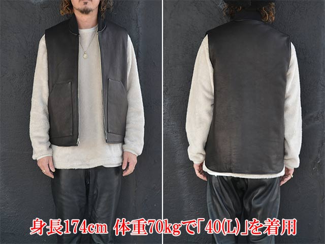 ��2����CWORKS by FINE CREEK&CO/��������� �Х� �ե����󥯥꡼������ɥ����ۡ�Deerskin Work Vest��Cedar��/�ǥ������������٥��ȡɥ��������ɡ�(CWVE001)