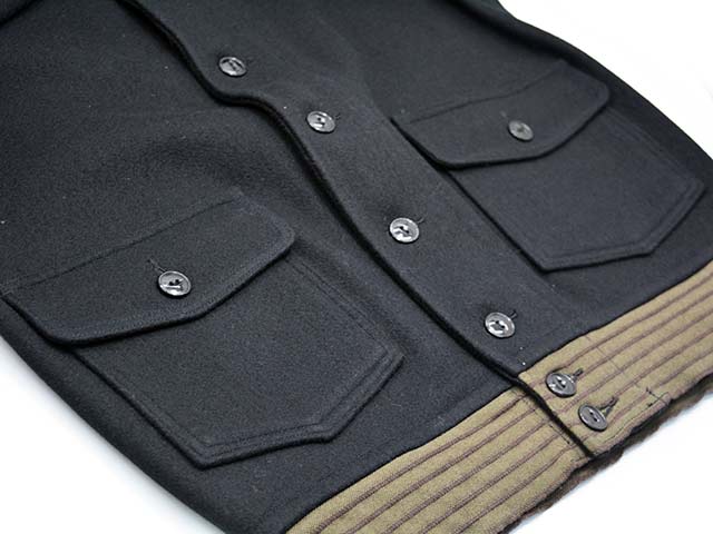 ��BUZZ RICKSON'S/�Х��ꥯ���󥺡ۡ�JACKET,WOOL,BLACK��CCC��/���㥱�å�,������,�֥�å���CCC�ɡ�(BR15776)