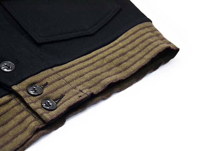 ��BUZZ RICKSON'S/�Х��ꥯ���󥺡ۡ�JACKET,WOOL,BLACK��CCC��/���㥱�å�,������,�֥�å���CCC�ɡ�(BR15776)