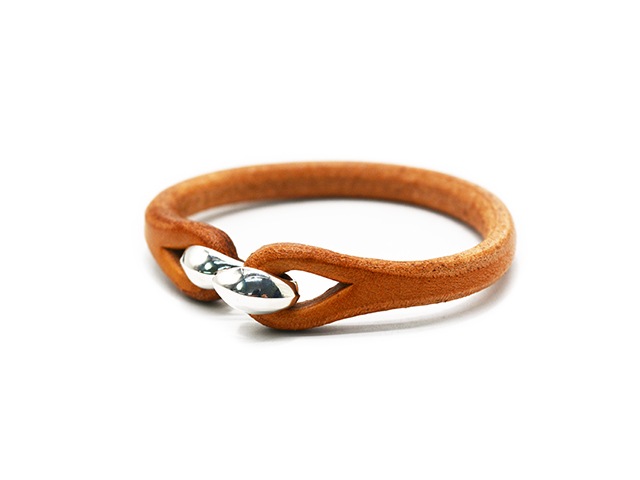 ��2����CRAMP by ��Ƿü���Ź/������ �Х� �����Υϥ����󥫥�ƥ�ۡ�Leather Single Wrap S-Kan Plain Bracelet/�쥶�����󥰥��å�S����ץ졼��֥쥹��åȡ�(Cr-301)