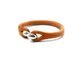 ��2����CRAMP by ��Ƿü���Ź/������ �Х� �����Υϥ����󥫥�ƥ�ۡ�Leather Single Wrap S-Kan Plain Bracelet/�쥶�����󥰥��å�S����ץ졼��֥쥹��åȡ�(Cr-301)