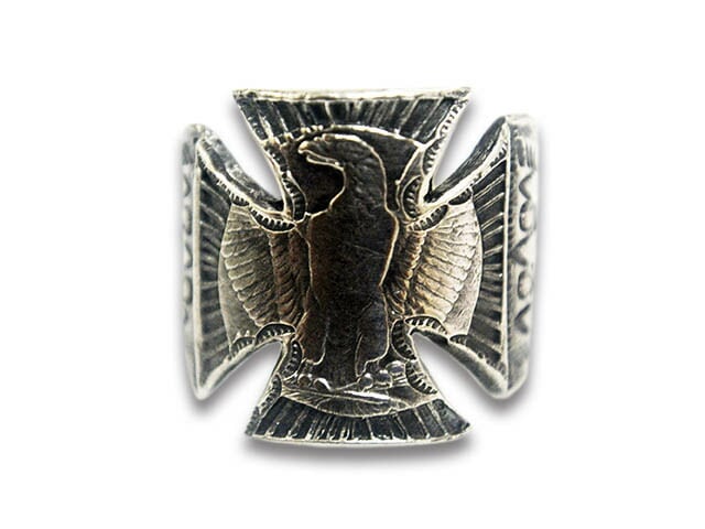 ��BLUCO WORK GARMENT/�֥륳����������ȡۡߡ�CHOOKE/���硼���ۡ�Eagle Iron Cross Ring/�������륢�����󥯥�����󥰡�