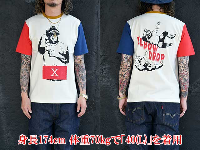 ��JELADO/�����顼�ɡ�2026SS��Pro Wrestling Tee/�ץ��쥹Tee��(AB21232)
