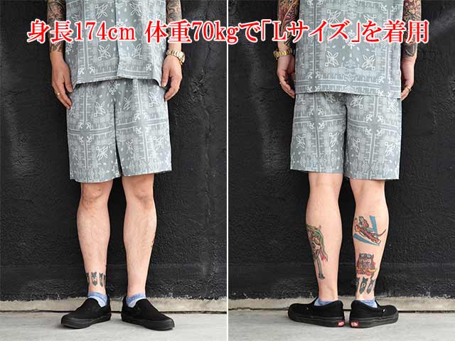 ��2����BLUCO/�֥륳��2026SS��Easy Shorts��BANDANA��/�����������硼�ġɥХ���ʡɡ�(163-45-011)