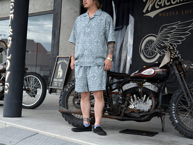 ��2����BLUCO/�֥륳��2026SS��Easy Shorts��BANDANA��/�����������硼�ġɥХ���ʡɡ�(163-45-011)