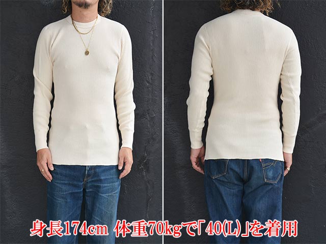 ��4����JELADO/�����顼�ɡ�2026AW��Crew Neck MEGA Thermal/���롼�ͥå��ᥬ�����ޥ��(AB94237)