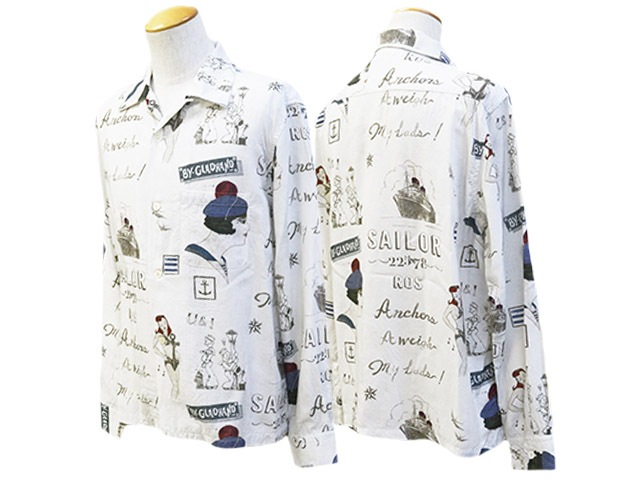 全2色【BY GLADHAND/バイグラッドハンド】2024SS「Jack Tar L/S Shirts