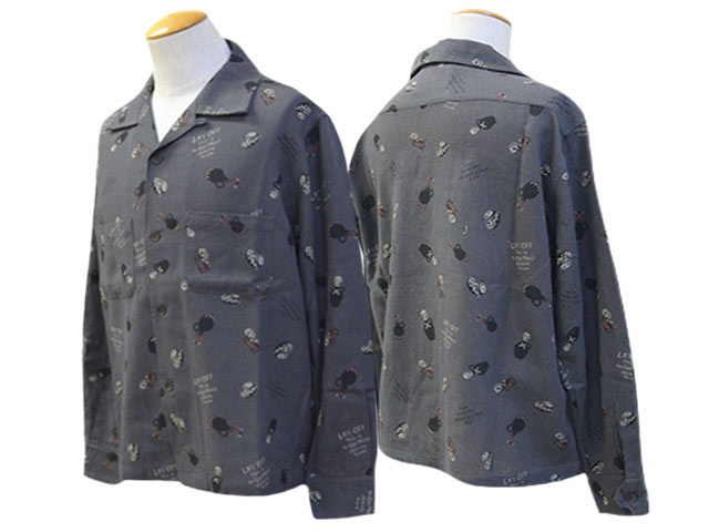 (30% OFF)��GANGSTERVILLE/����󥰥������ӥ��2025SS��Poison L/S Shirts/�ݥ�������󥰥��꡼�֥���ġ�(GSV5109)