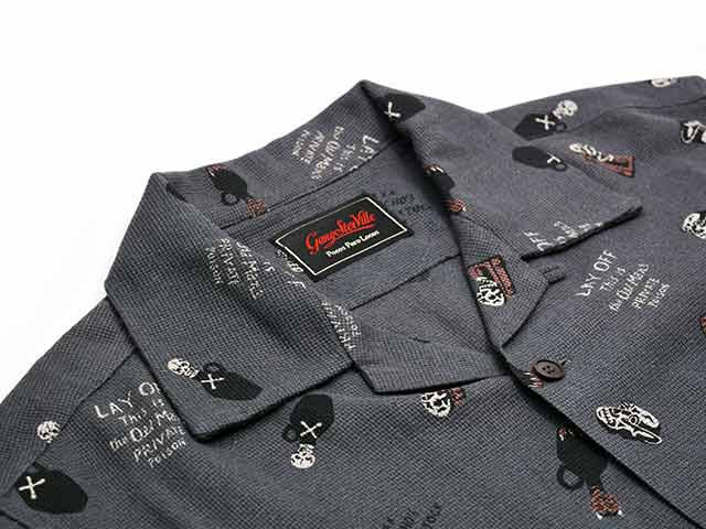 (30% OFF)��GANGSTERVILLE/����󥰥������ӥ��2025SS��Poison L/S Shirts/�ݥ�������󥰥��꡼�֥���ġ�(GSV5109)