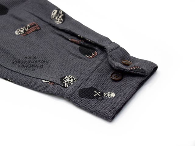 (30% OFF)��GANGSTERVILLE/����󥰥������ӥ��2025SS��Poison L/S Shirts/�ݥ�������󥰥��꡼�֥���ġ�(GSV5109)