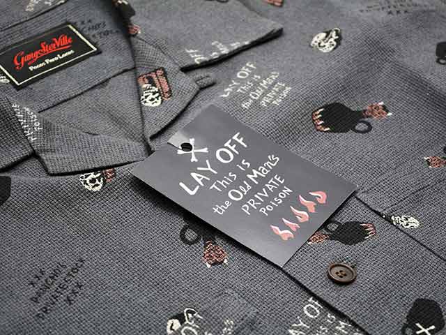 (30% OFF)��GANGSTERVILLE/����󥰥������ӥ��2025SS��Poison L/S Shirts/�ݥ�������󥰥��꡼�֥���ġ�(GSV5109)