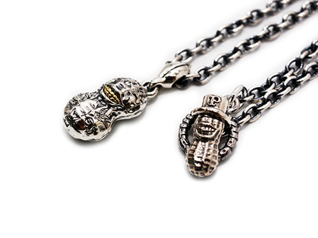 ��Peanuts&Co/�ԡ��ʥåĥ���ѥˡ��ۡ�Small Tattoo Peanuts Pendant Top��Necklace Chain��Round��/���⡼�륿�ȥ����ԡ��ʥåĥڥ����ȥȥåס��ͥå��쥹��������ɴݥ��ޡɡ�(Silver925��K10YG/Silver925)