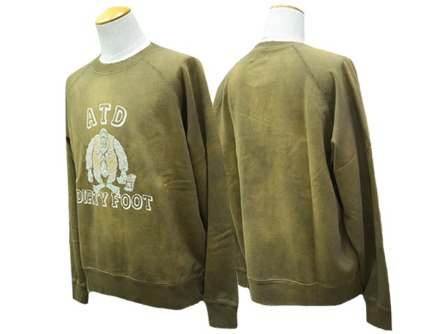 ��2����AT-DIRTY/���åȥ����ƥ�����2025AW��Dirty College Sweat/�����ƥ�������å��������åȡ�