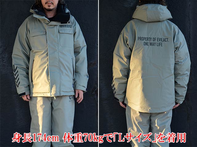 ��3����EVILACT/�����֥륢���ȡ�2025AW��Level.7 Jacket/��٥�7���㥱�åȡ�(EA25-ACT2-J07)