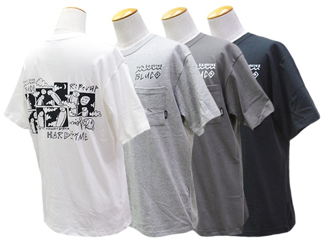��4����BLUCO/�֥륳��2026SS��Dry Cotton Pocket Tee��Artwork by DISKAH��/�ɥ饤���åȥ�ݥ��å�Tee�ɥ����ȥ���Х��ǥ��������ɡ�(161-22-021)