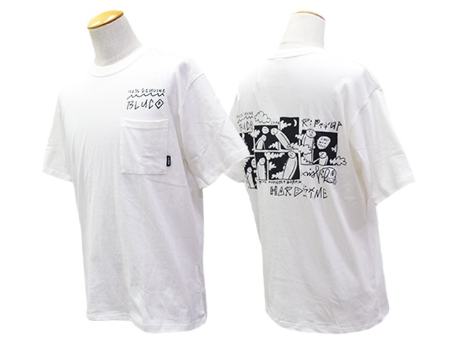 ��4����BLUCO/�֥륳��2026SS��Dry Cotton Pocket Tee��Artwork by DISKAH��/�ɥ饤���åȥ�ݥ��å�Tee�ɥ����ȥ���Х��ǥ��������ɡ�(161-22-021)