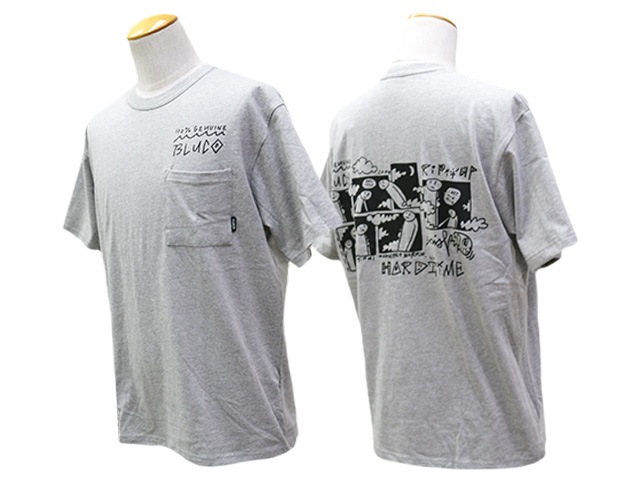 ��4����BLUCO/�֥륳��2026SS��Dry Cotton Pocket Tee��Artwork by DISKAH��/�ɥ饤���åȥ�ݥ��å�Tee�ɥ����ȥ���Х��ǥ��������ɡ�(161-22-021)
