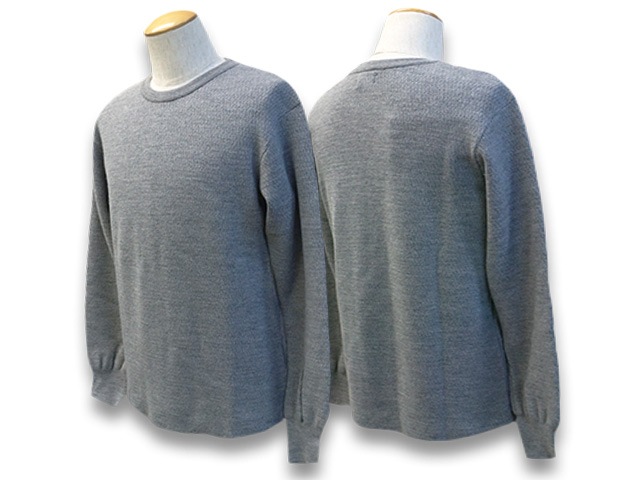 ��3����CWORKS/�����������2022AW��Merino Wool Heneycomb Thermal Knit Top��Left��/���Υ�����ϥ˥��ॵ���ޥ�˥åȥȥåסɥ�եȡɡ�(CWKN002)