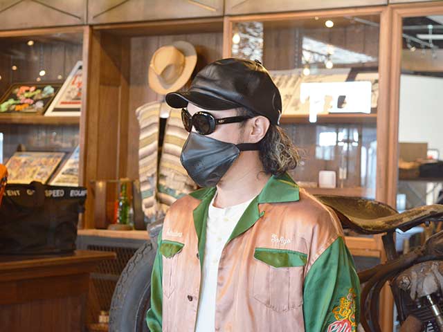 ��BILTBUCK by ATTRACTIONS/�ӥ�ȥХå��Х����ȥ饯����󥺡ۡ�Leather Face Mask/�쥶���ե������ޥ�����(Lot.739)