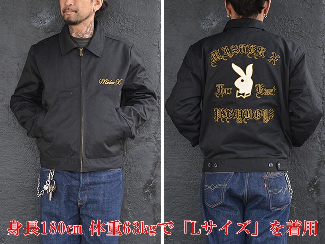 ��MISTER X/�ߥ��������å�����2024SS��Playboys Club Jacket/�ץ쥤�ܡ���������֥��㥱�åȡ�(24SS-MRX-002)