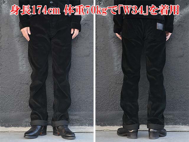 ��MISTER FREEDOM/�ߥ������ե꡼�����2024AW��Black Corduroy��SANTA FE��LOT.64/�֥�å������ǥ�����ɥ��󥿥ե���LOT.64��(SC42486)