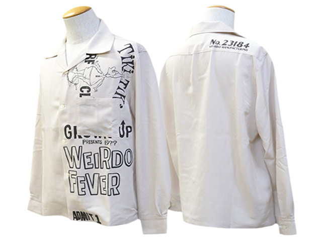 ��WEIRDO/���������ɡ�2025SS��TIKITIKI Surf Club L/S Shirts/�ƥ����ƥ��������ե���֥��󥰥��꡼�֥���ġ�(WRD5112)