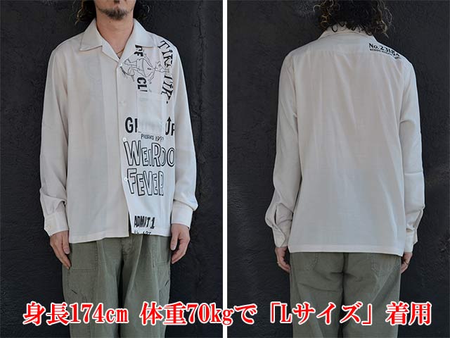 ��WEIRDO/���������ɡ�2025SS��TIKITIKI Surf Club L/S Shirts/�ƥ����ƥ��������ե���֥��󥰥��꡼�֥���ġ�(WRD5112)