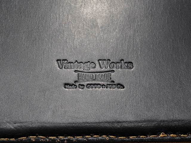 Vintage Works 黒 レザー ミニ財布 Vintage Works 黒 レザー ミニ財布