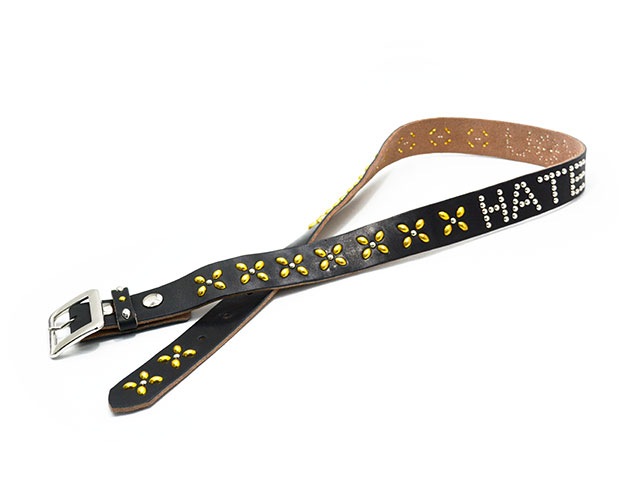 ��DAZZLE SUGAR/�����륷�奬����2026SS��HATE YOU Studs Belt��Cross��/�إ��ȥ桼�����å��٥�ȡɥ������ɡ�