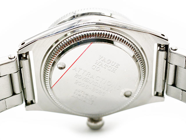 ��ATTRACTIONS/���ȥ饯����󥺡ۡߡ�VAGUE WATCH Co./�������������å�����ѥˡ��ۡ�20th Annversary Wristwat Expansion Stainless Steel Belt/20��ǯ��ǰ�ꥹ�ȥ����å��������ѥ󥷥�󥹥ƥ�쥹��������٥�ȡ�(A20046)