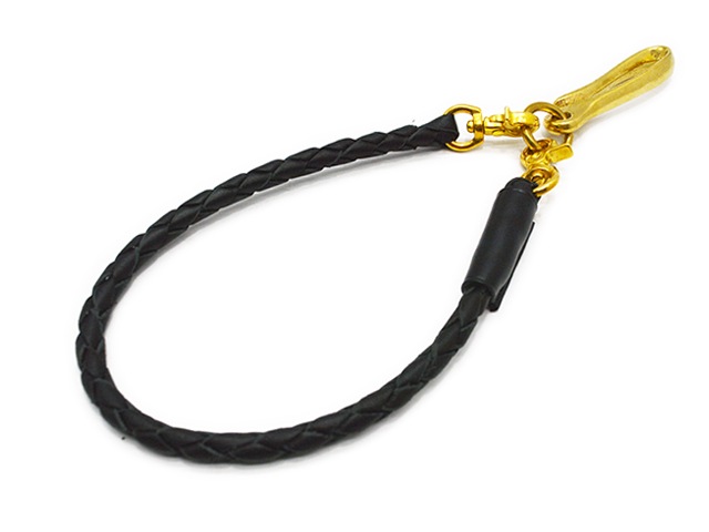 全2色【Round head/ラウンドヘッド】「Wallet Rope”Four Braids