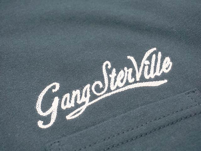 (50% OFF)��2����GANGSTERVILLE/����󥰥������ӥ��2024SS��Henry Neck S/S Tee��THE GANG'S HERE��/�إ�꡼�ͥå����硼�ȥ��꡼��Tee�ɥ� ����󥰥�������ҥ��ɡ�(GSV-24-SS-22)
