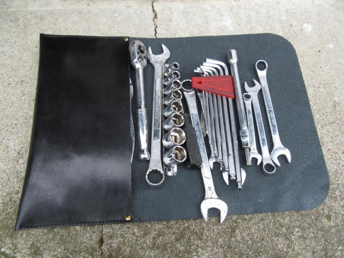 ��3���TISS CUSTOM LEATHERS/�ƥ�����������쥶�����ۡ�Tool Roll��Teacore��/�ġ�����������ġɡ�