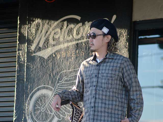 3THE H.W.DOG&CO./ɥåɥ2024AWLeather Wappen Fluffy Beret/쥶åڥեåե٥졼(D-00994)